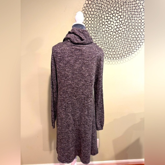 Max Studio Gray Cowl Neck Sweater Dress - Picture 3 of 4